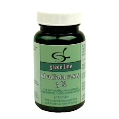 Green line Nutritheke Rosenwurz|Erschöpfung-Rhodiola Rosea 3% Kapseln, 90 St