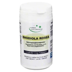 Best Hannes pure Lebenslust Rhodiola Rosea 3% Vegi Kapseln, 60 St