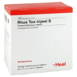 Hot Rhus toxicodendron Injeel S Ampullen, 100 St