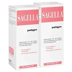 Outlet Sagella poligyn Intimwaschlotion für Frauen 50 +, 2x500 ml