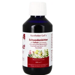 Hecht Pharma Schwedenbitter-Schwedenbitter mit Safran Lösung, 200 ml