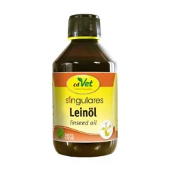Outlet Cd Vet Singulares Leinöl vet. (für Tiere), 250 ml