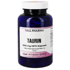 Hecht Pharma Taurin|Aminosäuren-Taurin 500 mg GPH Kapseln, 180 St