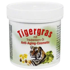Anti-Aging-Tigergras Creme mit Traubenkernöl, 250 ml