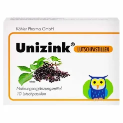 Unizink Zink-Lutschpastillen, 10 St