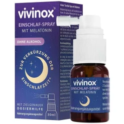 Vivinox Melatonin Spray-® Einschlaf-Spray mit Melatonin bei Einschlafstörungen, 30 ml