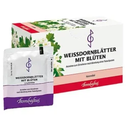 New Bombastus Weissdorn Blätter mit Blüten Filterbeutel, 20X1.5 g
