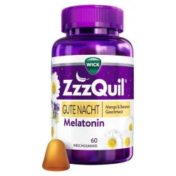 Wick zzzquil Melatonin Tabletten-Gute Nacht Mango & Banane, 60 St