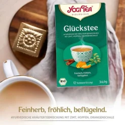 Yogi Tea Yogi Tee|Bio Tee-Glückstee Bio, 17X1.8 g