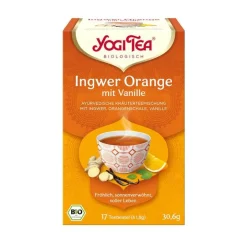 Yogi Tea Yogi Tee|Bio Tee-Ingwer Orange + Vanille Bio, 17X1.8 g