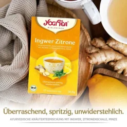 Yogi Tea Yogi Tee|Bio Tee-Ingwer Zitrone Bio, 17X1.8 g