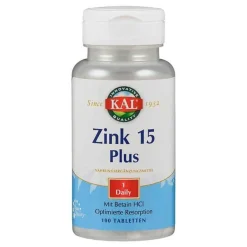 Zink-Zink 15 Plus Tabletten, 100 St